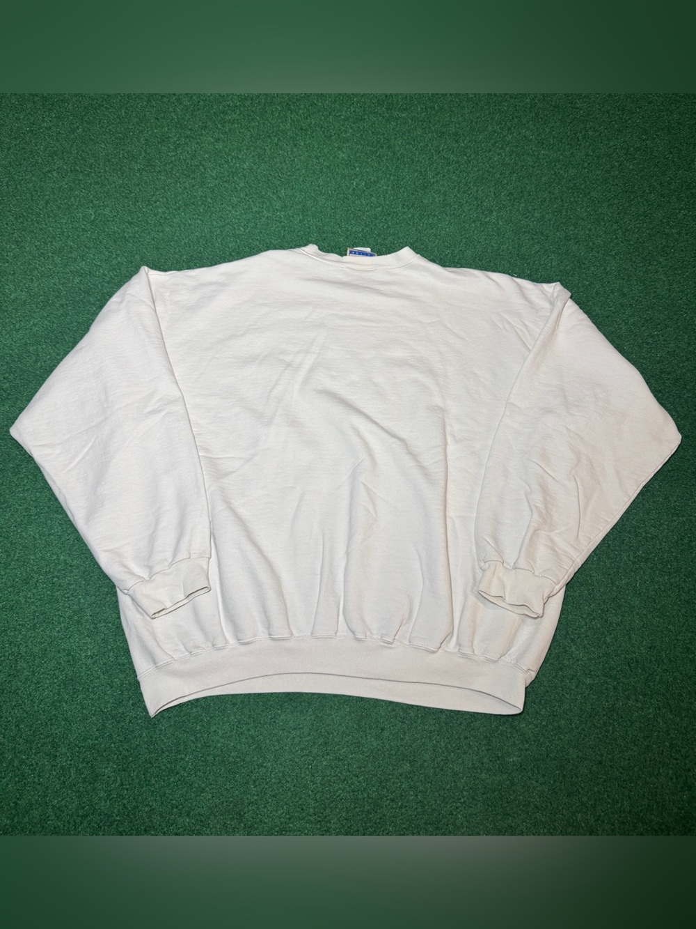 Jeep Wrangler Vintage Sweatshirt L/XL Boxy 26x26 White Crewneck 90s - Picture 4 of 8
